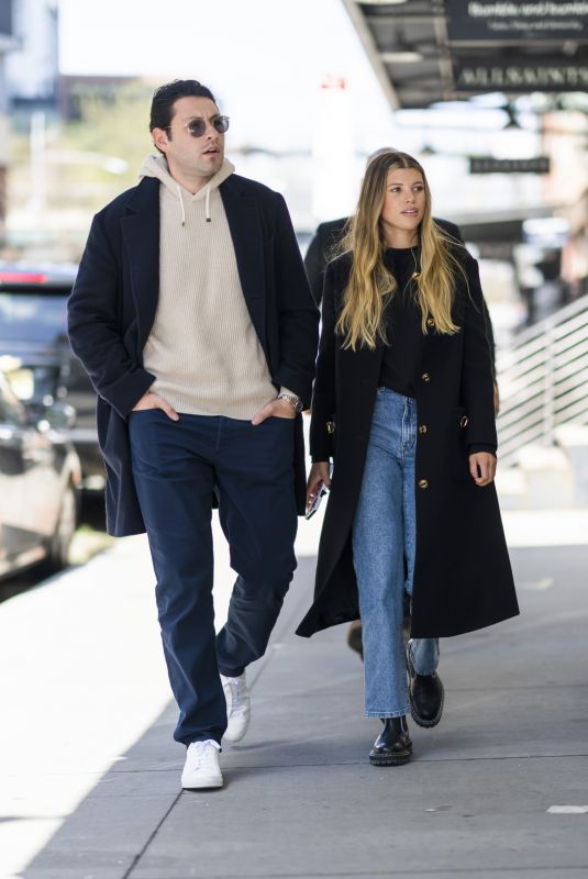 SOFIA RICHIE and Elliot Grainge Out in New York 04/08/2022