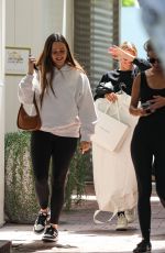 SOFIA RICHIE Shopping with Friends on Melrose Place in West Hollywood 04/13/2022
