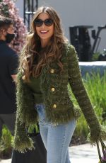 SOFIA VERGARA Arrives at America