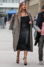 SOFIA VERGARA Arrives at America