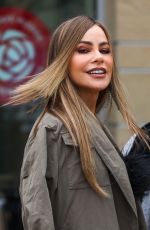 SOFIA VERGARA Arrives at America
