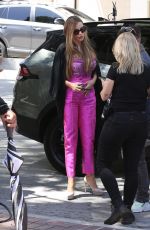 SOFIA VERGARA on the Set of Kia Commercial for America