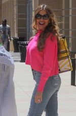 SOFIA VVERGARA Arrives at AGT Studio in Pasadena 04/07/2022