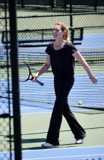 STEFFI GRAF Ggiving a Tennis Lessons in Las Vegas 04/23/2022
