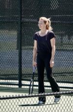 STEFFI GRAF Ggiving a Tennis Lessons in Las Vegas 04/23/2022