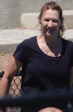 STEFFI GRAF Ggiving a Tennis Lessons in Las Vegas 04/23/2022