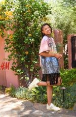STORM REID at H&M Hotel Poolside Soiree in Indian Wells 04/16/2022