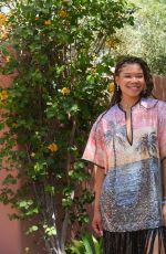 STORM REID at H&M Hotel Poolside Soiree in Indian Wells 04/16/2022