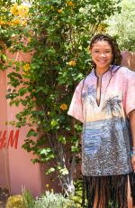 STORM REID at H&M Hotel Poolside Soiree in Indian Wells 04/16/2022