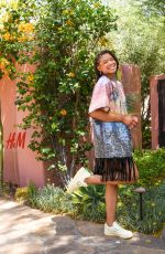 STORM REID at H&M Hotel Poolside Soiree in Indian Wells 04/16/2022