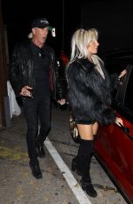 SUZETTE and Dee SNIDER Leaves Gracias Madre in West Hollywood 04/19/2022