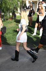 SYDNEY SWEENEY Arrives at Revolve Fest at Coachella in Indio 04/16/2022