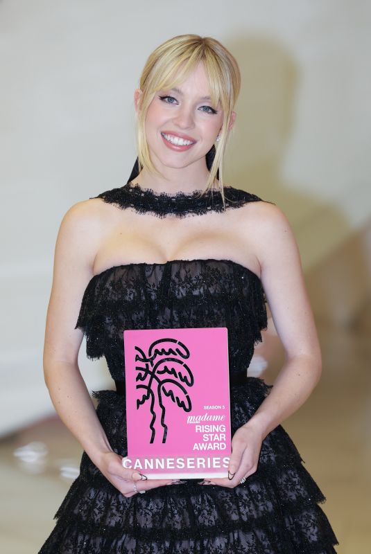 SYDNEY SWEENEY at Opening Ceremony of 5th Canneseries Festival in Cannes 04/01/2022