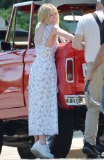 SYDNEY SWEENEY Driving Her Newly Refurbished 1969 Ford Bronco in Los Angeles 04/21/2022