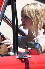 SYDNEY SWEENEY Driving Her Newly Refurbished 1969 Ford Bronco in Los Angeles 04/21/2022