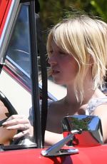SYDNEY SWEENEY Driving Her Newly Refurbished 1969 Ford Bronco in Los Angeles 04/21/2022