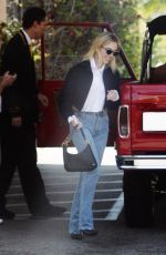 SYDNEY SWEENEY Heading to a Meeting in Los Angeles 04/27/2022