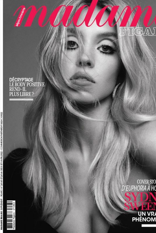 SYDNEY SWEENEY in Madame Figaro, April 2022