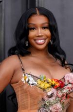 SZA at 64th Annual Grammy Awards in Las Vegas 04/03/2022