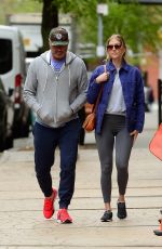 TAYLOR NEISEN and Liev Schreiber Out in New York 04/25/2022