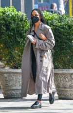 TESSA THOMPSON Out and About in New York 04/14/2022