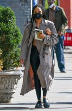 TESSA THOMPSON Out and About in New York 04/14/2022