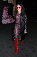 TEYANA A TAYLOR Leaves The Kardashian Launch Party in Hollywood 04/07/2022