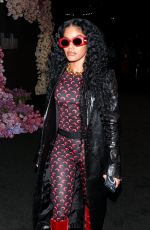TEYANA A TAYLOR Leaves The Kardashian Launch Party in Hollywood 04/07/2022