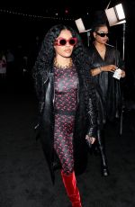 TEYANA A TAYLOR Leaves The Kardashian Launch Party in Hollywood 04/07/2022