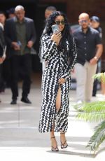 TEYANA TAYLOR Arrives at DJ Khaled