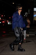 TEYANA TAYLOR Arrives at Vogue