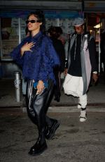 TEYANA TAYLOR Arrives at Vogue