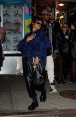 TEYANA TAYLOR Arrives at Vogue