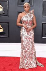 TIFFANY HADDISH at 64th Annual Grammy Awards in Las Vegas 04/03/2022