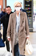 TILDA SWINTON Arrives at International Airport in Venice 04/19/2022