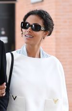 TINA KUNAKEY Out and About in Venice 04/21/2022