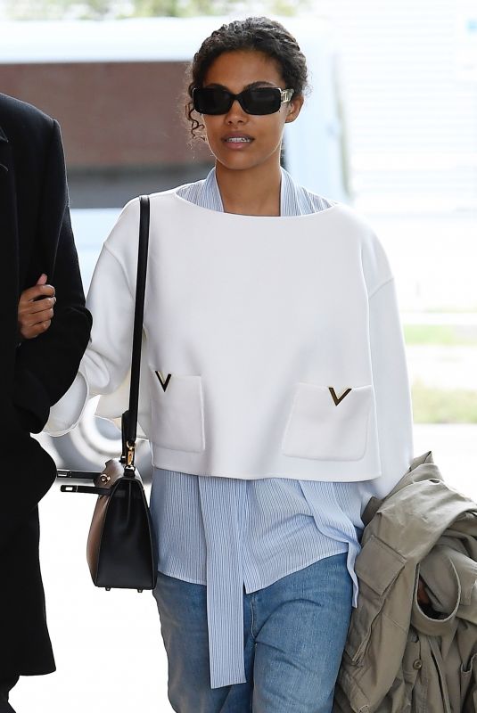 TINA KUNAKEY Out and About in Venice 04/21/2022