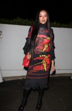 TINASHE Arrives at a Burberry Party in Los Angeles 04/19/2022