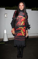 TINASHE Arrives at a Burberry Party in Los Angeles 04/19/2022