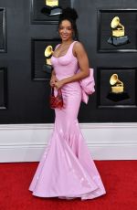 TINASHE at 64th Annual Grammy Awards in Las Vegas 04/03/2022