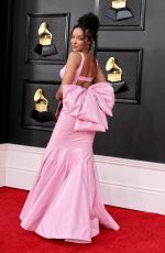 TINASHE at 64th Annual Grammy Awards in Las Vegas 04/03/2022