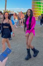TINASHE at Coachella Valley Music and Arts Festival in Indio 04/15/2022