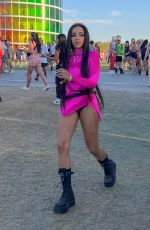 TINASHE at Coachella Valley Music and Arts Festival in Indio 04/15/2022