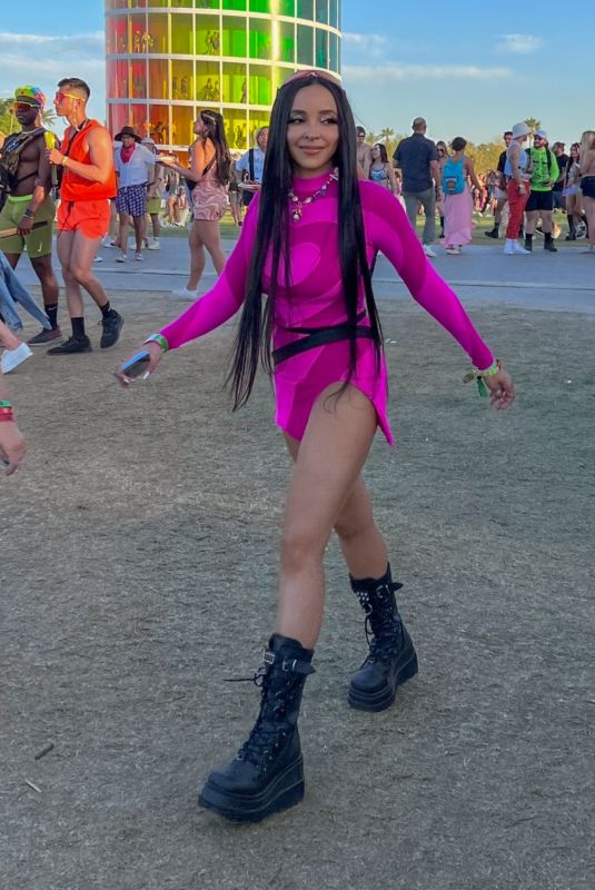 TINASHE at Coachella Valley Music and Arts Festival in Indio 04/15/2022