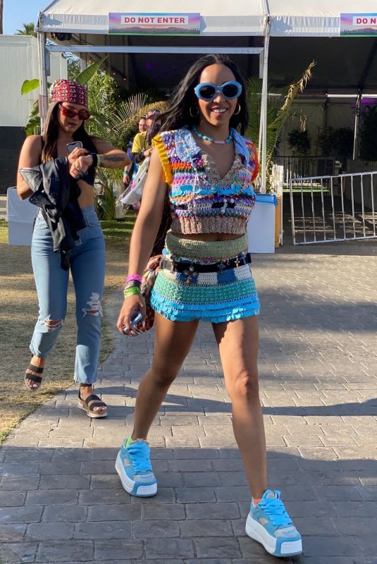 TINASHE at Coachella Valley Music and Arts Festival in Indio 04/16/2022