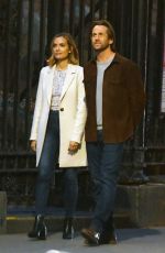 TORREY DEVITTO on the Set of Rip in Time in New York 04/08/2022