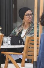 TYRA BANKS Out for Lunch at Angelini Ristorante & Bar in Pacific Palisades 04/20/2022