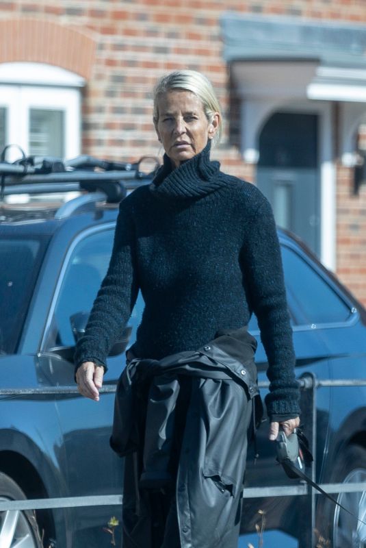 ULRIKA JONSSON Out with Her Dog in Oxfordshire 04/26/2022