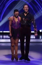 VANESSA BAUER at Dancing On Ice TV Show in Hertfordshire 03/27/2022