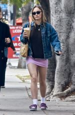 VANESSA PARADIS and LILY-ROSE DEPP Out for Coffee in Los Feliz 03/31/2022